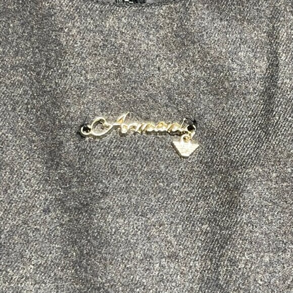 Armani Baby Girl Gray Blue Dress Size 24 Months - Picture 4 of 8